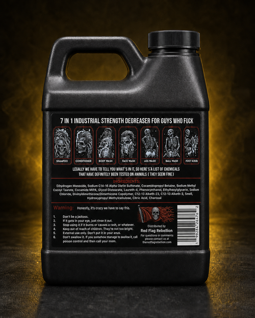 Red Flag Rebellion 7-in-1 Manwash — Unsolicited Advice Amber