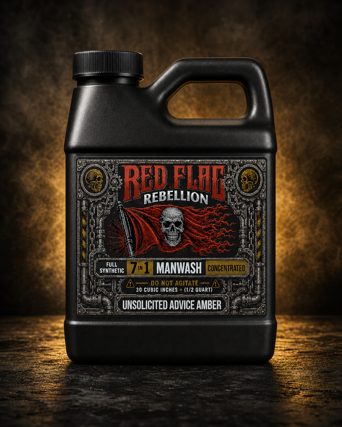 Red Flag Rebellion 7-in-1 Manwash — Unsolicited Advice Amber